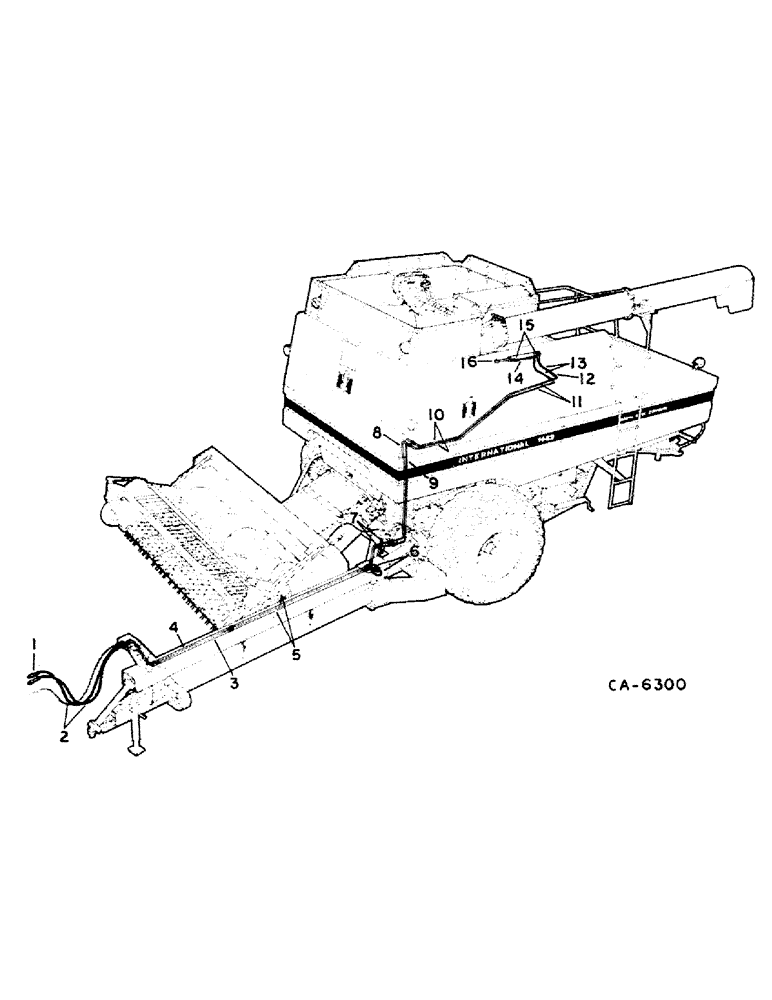 Схема запчастей Case IH 1482 - (10-04) - HYDRAULICS, HYDRAULIC DIAGRAM, UNLOADER SWING (07) - HYDRAULICS