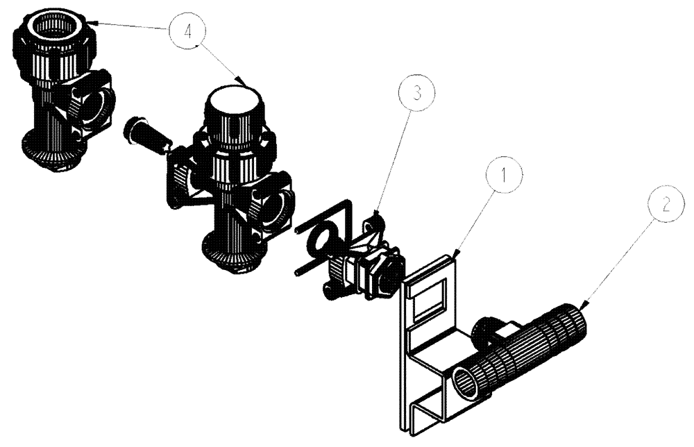 Схема запчастей Case IH 3150 - (11-006) - 2 WAY WILGER, ASSEMBLY Options