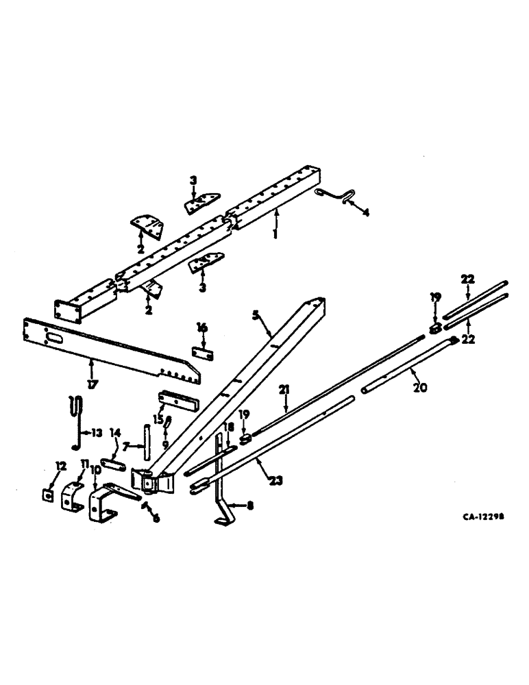 Схема запчастей Case IH 710 - (AP-07) - MAIN FRAME, 5 TO 6 AND 6 FURROW NON-EXTENDABLE, ON THE LAND 