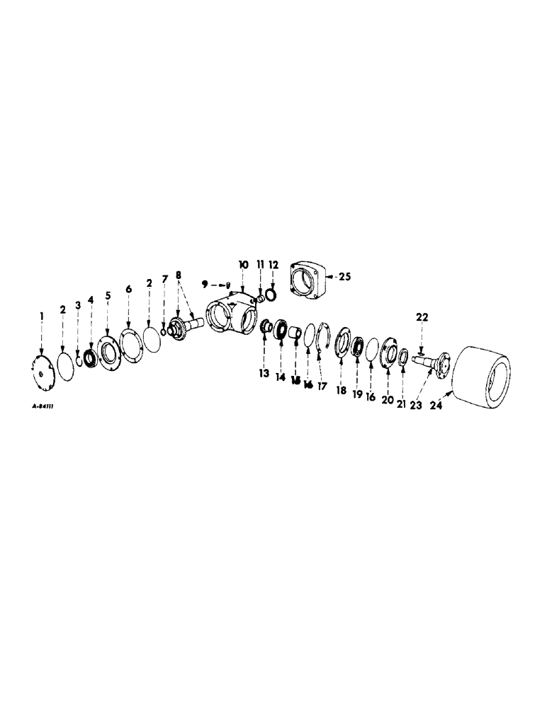 Схема запчастей Case IH 544 - (B-31) - POWER TRAIN, BELT PULLEY (03) - POWER TRAIN