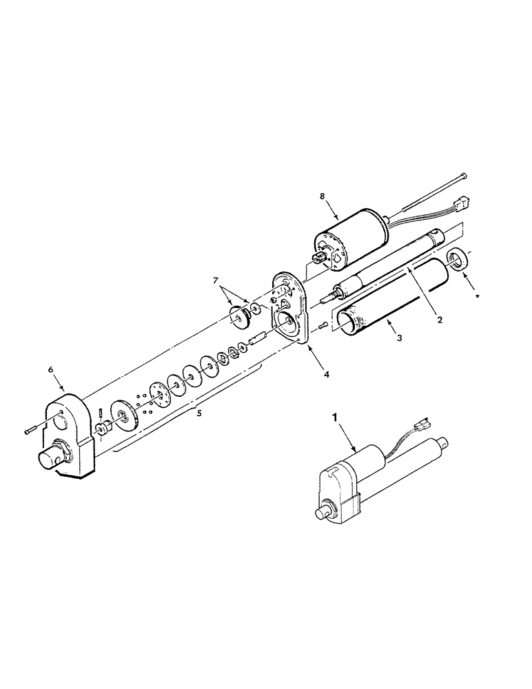 Схема запчастей Case IH 8430 - (4-08) - ACTUATOR ASSEMBLY (700703665 ACTUATOR ASSEMBLY COMPLETE) (06) - ELECTRICAL