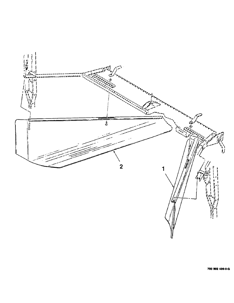 Схема запчастей Case IH 8840 - (9-18) - NARROW WINDROW FORMING KIT, (HK60576 NARROW WINDROW FORMING (88) - ACCESSORIES