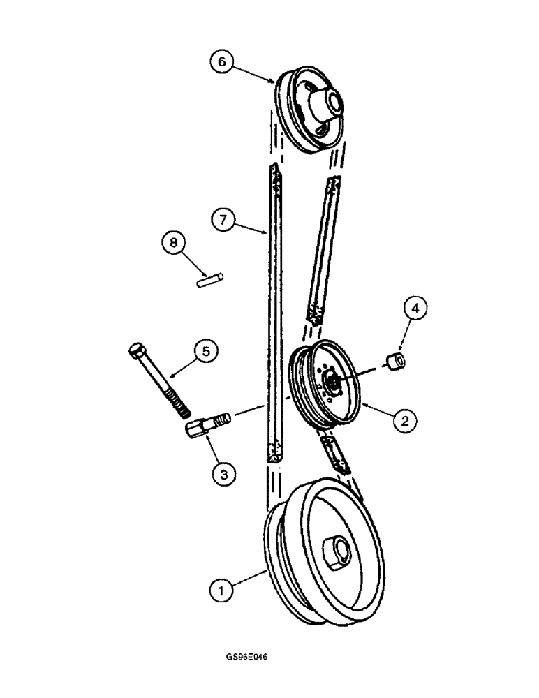 Схема запчастей Case IH INTERNATIONAL - (3-36) - KNIFE DRIVE, SINGLE AUGER (14) - CROP CUTTING