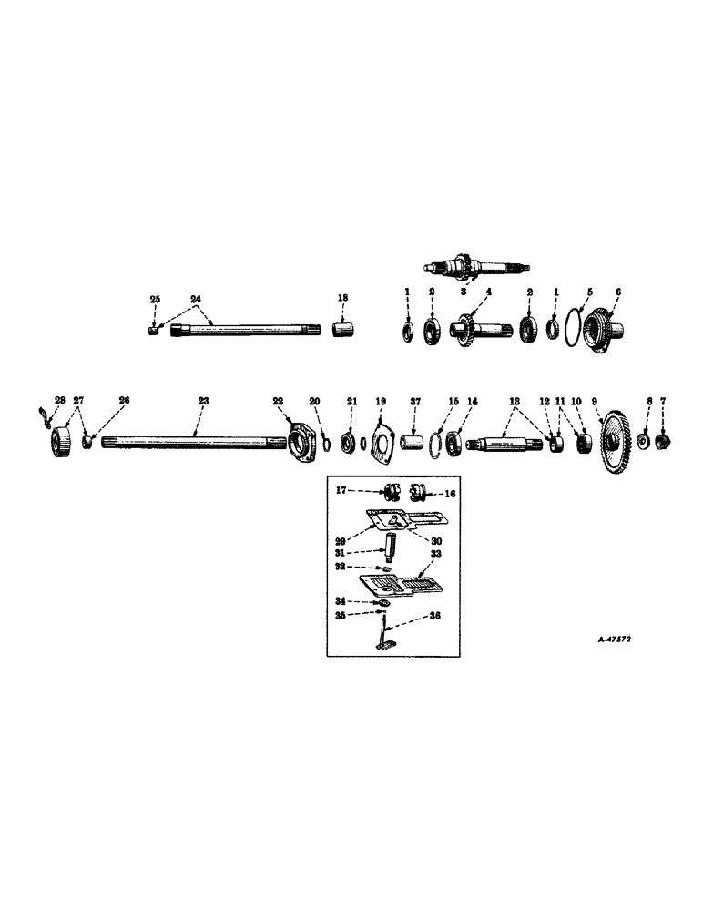 Схема запчастей Case IH 450-SERIES - (275) - CHASSIS, POWER TAKE-OFF DRIVE (12) - CHASSIS