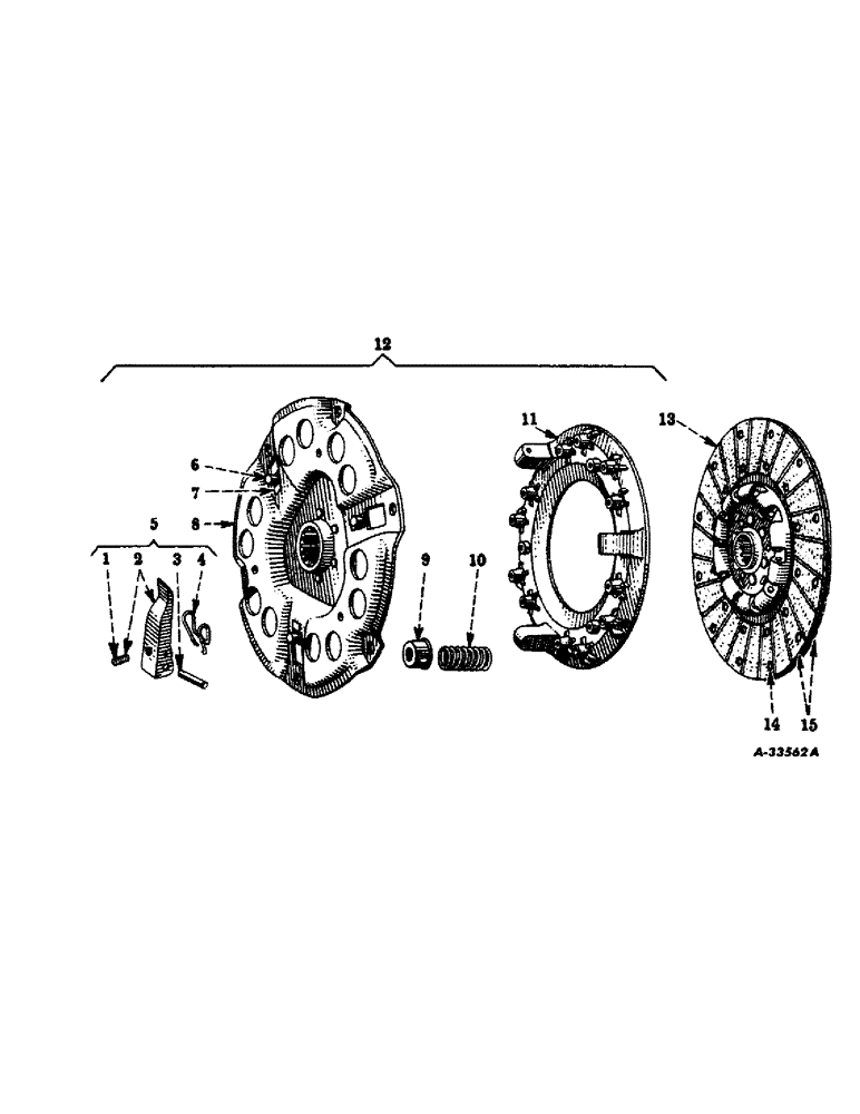 Схема запчастей Case IH 400-SERIES - (259) - CHASSIS, CLUTCH, ROCKFORD (12) - CHASSIS