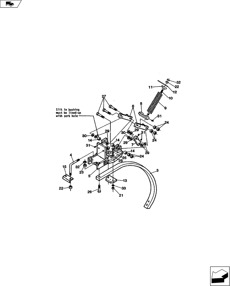 Схема запчастей Case IH COULTER - (75.200.06) - AUTO-RESET SHANK - 1984 (75) - SOIL PREPARATION