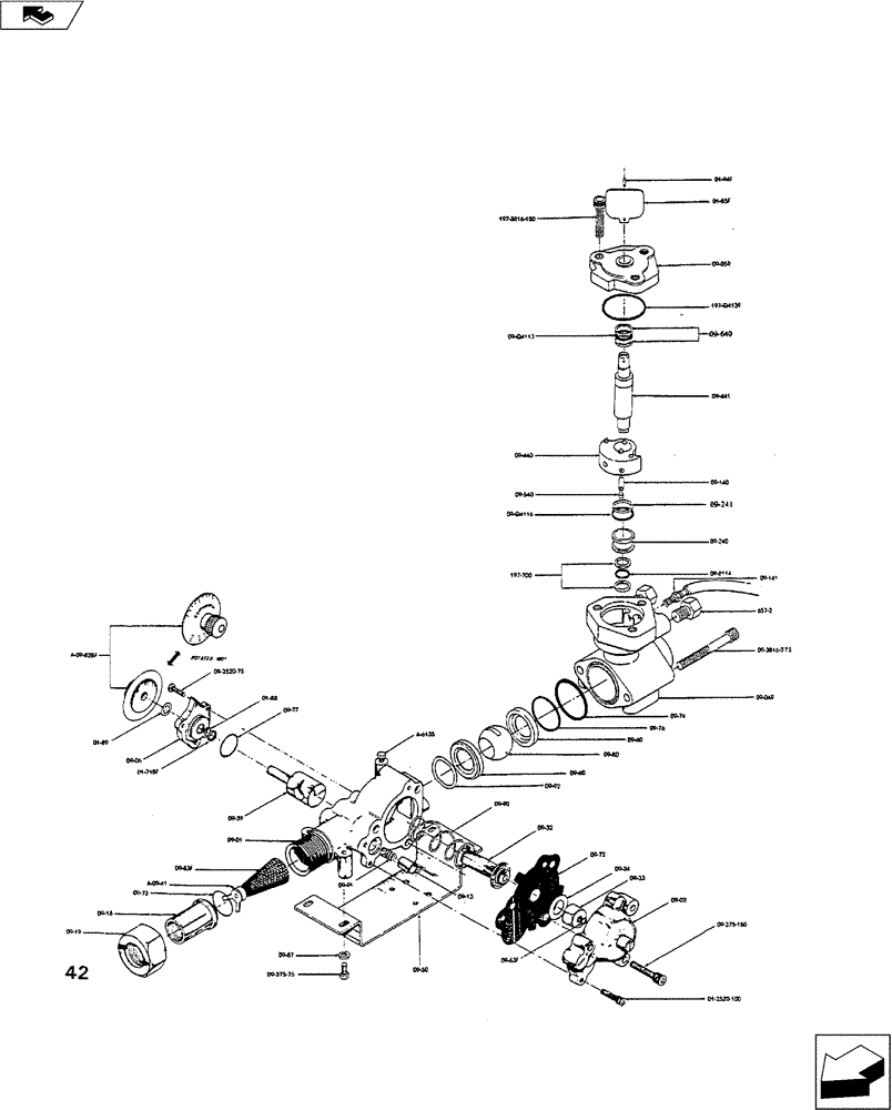 Схема запчастей Case IH 3300 - (35.106.02) - B-9500 REGULATOR (35) - HYDRAULIC SYSTEMS