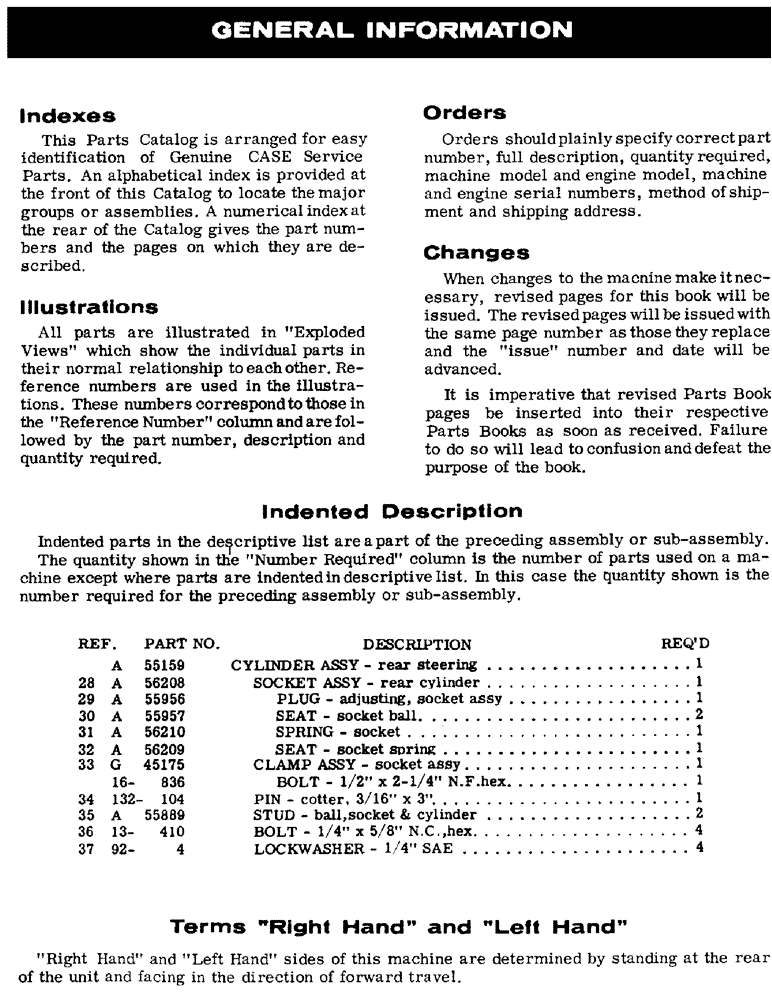 Схема запчастей Case IH F345 - (01) - GENERAL INFORMATION (00) - GENERAL & PICTORIAL INDEX
