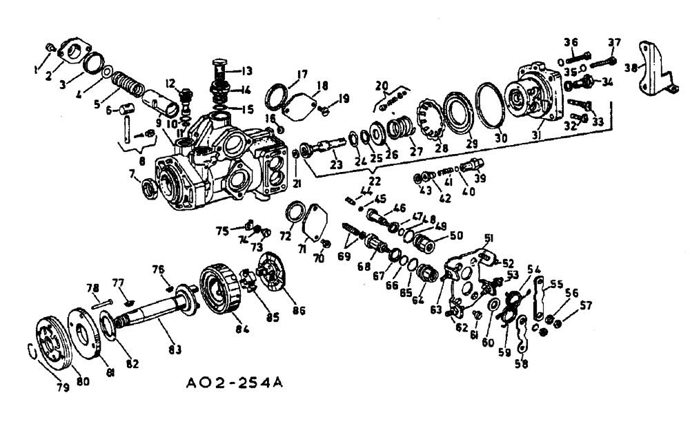 Схема запчастей Case IH 884 - (12-084) - FUEL INJECTION PUMP - BOSCH INJECTION C R PUMP - UP TO ENGINE SERIAL NUMBER 053569 Power