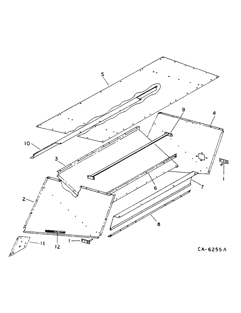 Схема запчастей Case IH 1482 - (20-05) - SEPARATOR, SEPARATOR HOOD Separation