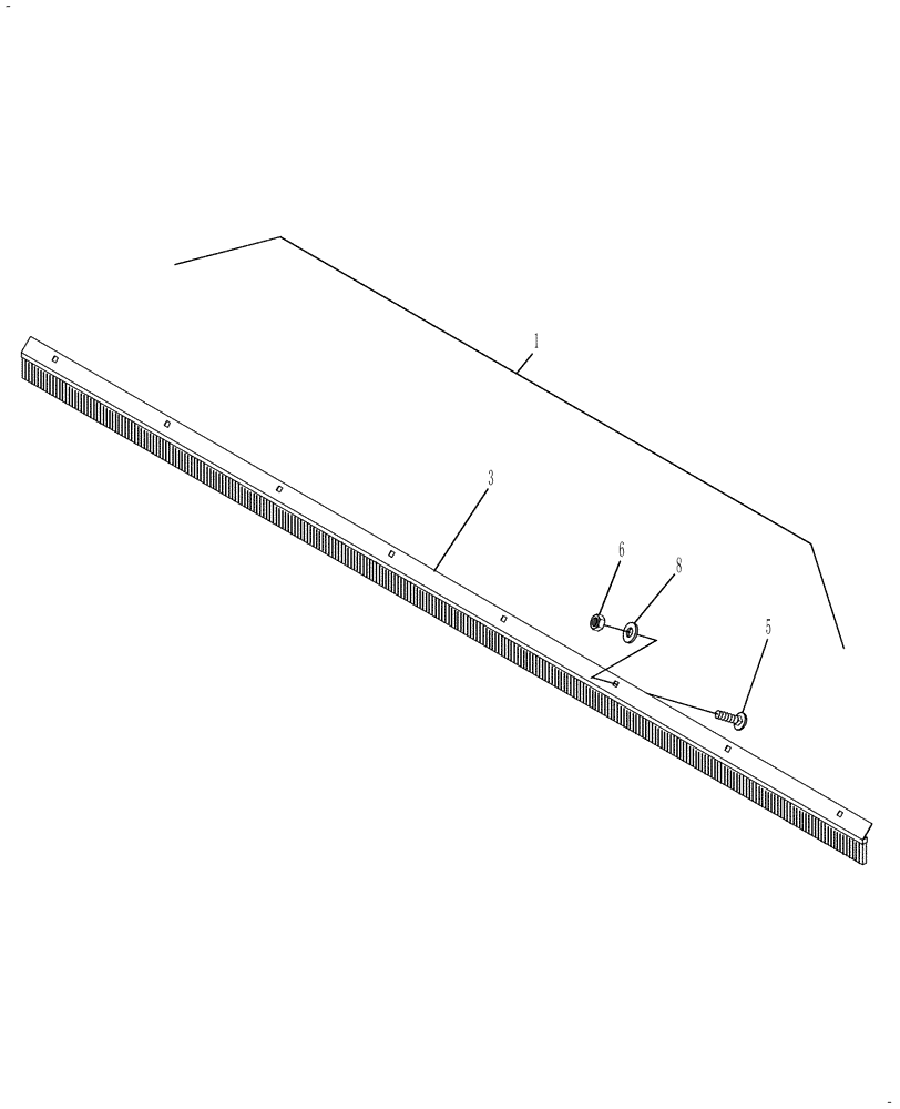 Схема запчастей Case IH RB554 - (18.58) - DIA KIT, DUCKBILL TRASH BAFFLE (18) - ACCESSORIES