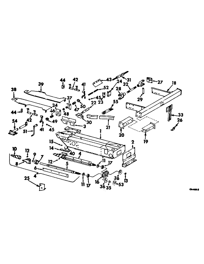 Схема запчастей Case IH 762 - (Q-16) - STALK ROLL FRAME AND ROLLS, SERIAL NO. 509 AND BELOW (58) - ATTACHMENTS/HEADERS