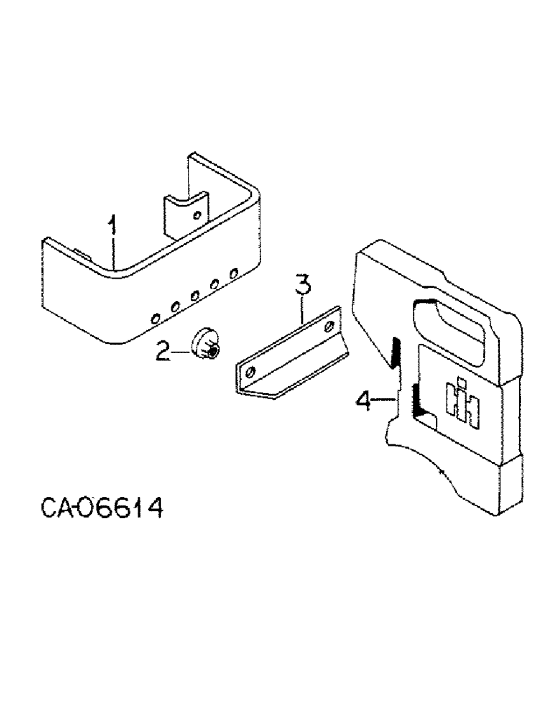 Схема запчастей Case IH 274 - (02-03) - MISCELLANEOUS, FRONT END WEIGHTS, SUITCASE TYPE Accessories & Attachments / Miscellaneous