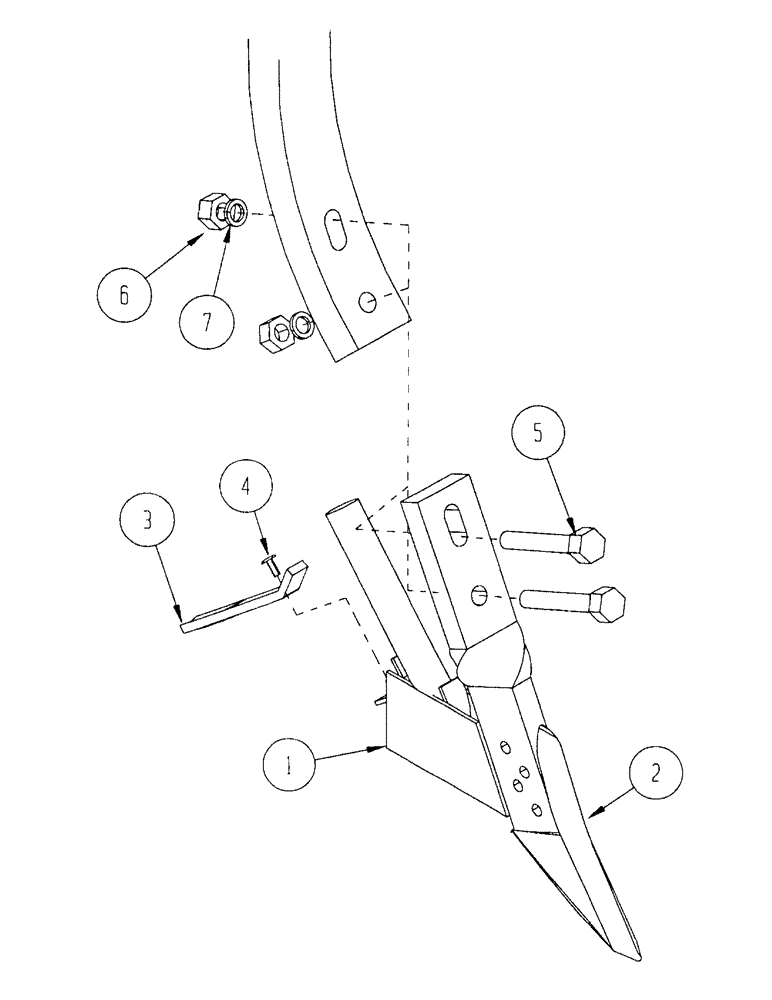 Схема запчастей Case IH NFX - (9-56) - STANDARD ANDERSON OPENER SINGLE SHOOT (09) - CHASSIS