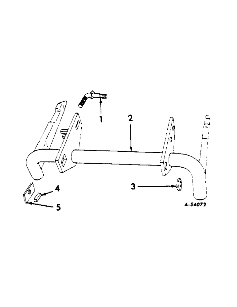 Схема запчастей Case IH 309 - (M-03) - FRAME COUPLING BEAMS, 1958 TO 1961, FOR TWO POINT HITCH 