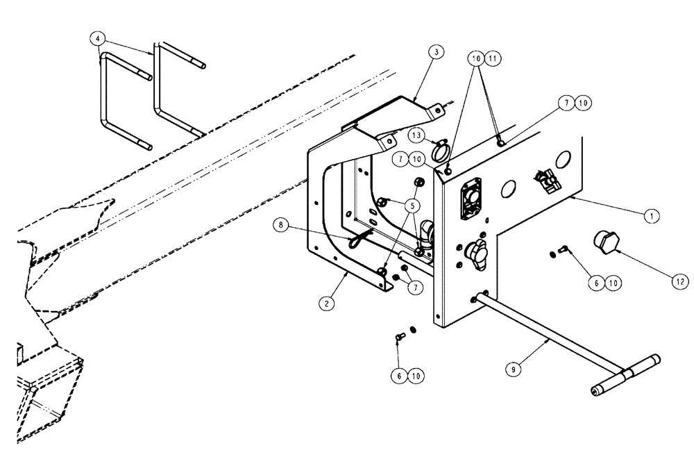 Схема запчастей Case IH SPX4410 - (09-060) - OPERATION STATION GROUP Liquid Plumbing