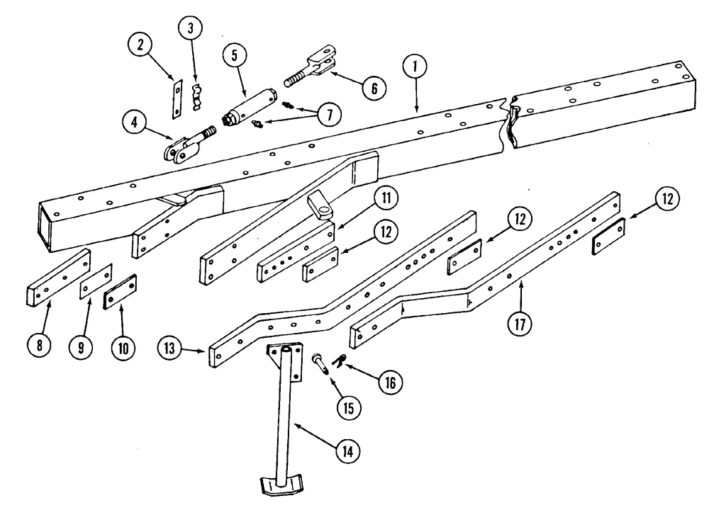 Схема запчастей Case IH 450 - (9-04) - MAIN FRAME, 1967 THROUGH 1972 