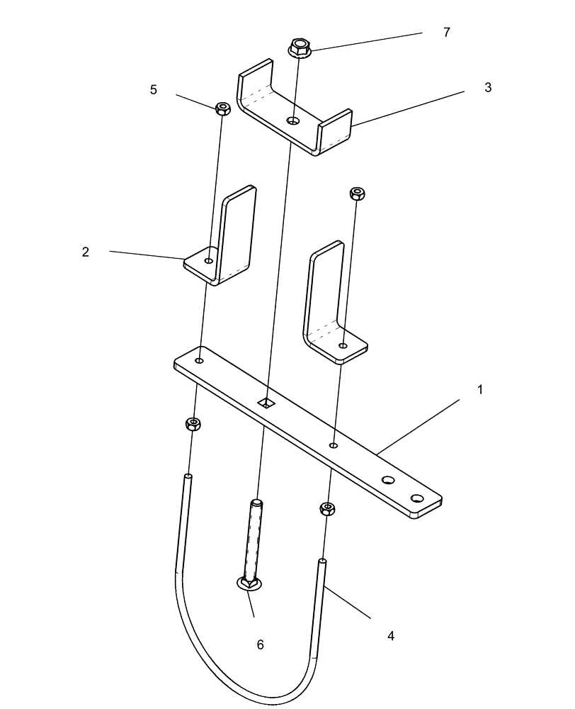 Схема запчастей Case IH 1260 - (39.100.28) - FRAME - SUPPORT ASSEMBLY VACUUM AND HYDRAULIC HOSE (39) - FRAMES AND BALLASTING