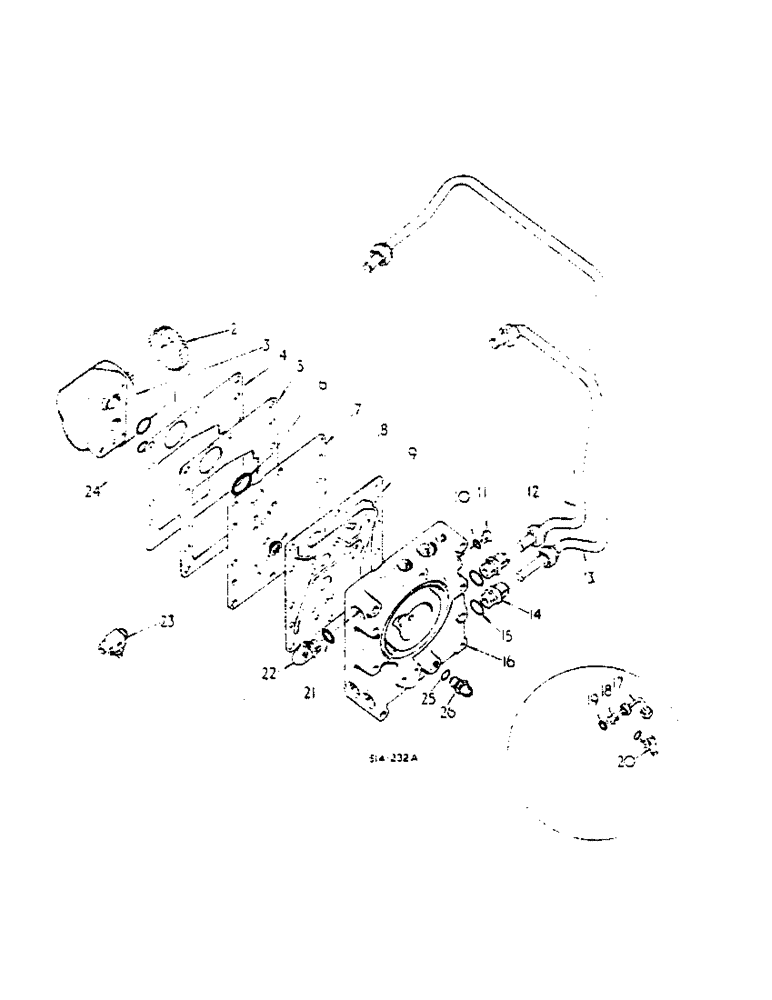 Схема запчастей Case IH 674 - (10-02) - HYDRAULIC POWER SUPPLY AND MULTI CONTROL VALVE (07) - HYDRAULICS