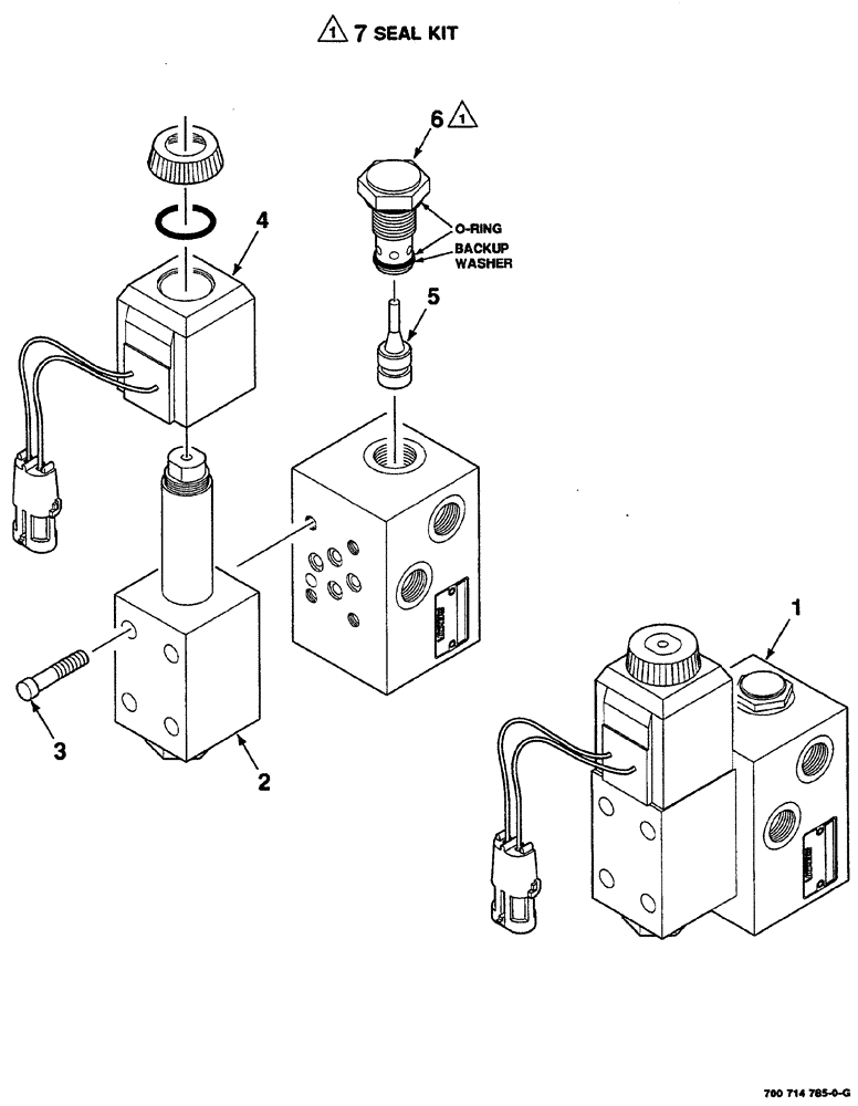 Схема запчастей Case IH RS561 - (08-054) - HYDRAULIC MANIFOLD ASSEMBLY (KICKER) (07) - HYDRAULICS