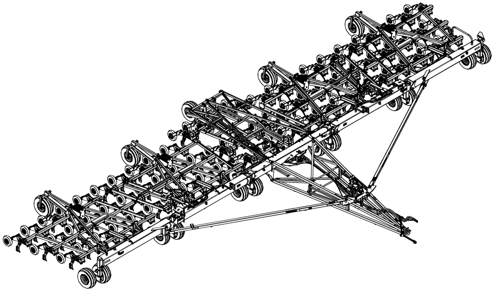 Схема запчастей Case IH 800 - (00.000.01) - PICTORIAL INDEX - FRAME COMPONENTS (00) - GENERAL & PICTORIAL INDEX