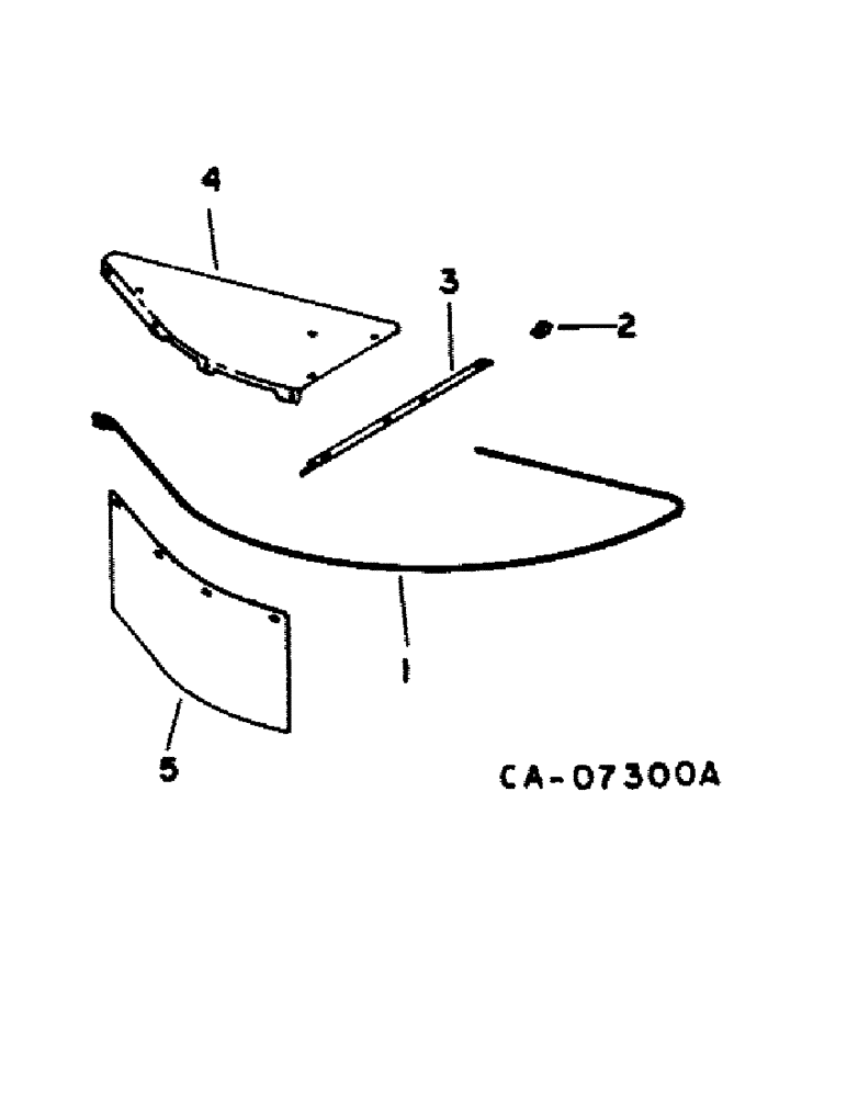 Схема запчастей Case IH 1480 - (20-11) - SEPARATOR, STRAW SPREADER SHIELD Separation