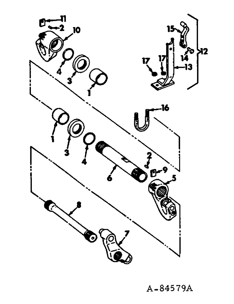 Схема запчастей Case IH 1566 - (10-33) - HYDRAULICS, DRAFT SENSING (07) - HYDRAULICS