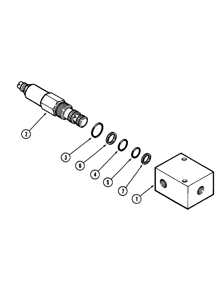 Схема запчастей Case IH 2096 - (8-266) - HYDRAULICS, SEAT PRESSURE REGULATOR VALVE (08) - HYDRAULICS