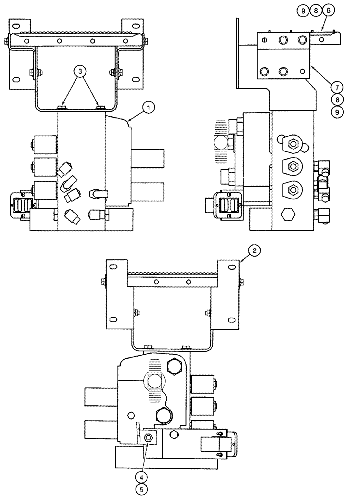 Схема запчастей Case IH 2366 - (08-14) - VALVE, CONTROL - MOUNTING (07) - HYDRAULICS