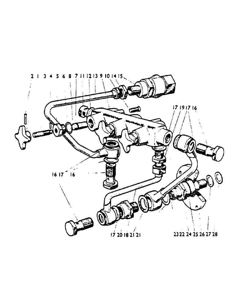 Схема запчастей Case IH 950 - (45) - 85779 THREE-WAY HYDRAULIC VALVE, U279, WITH EXACTOR COUPLING, 961054 THREE-WAY HYDRAULIC VALVE, U279 (07) - HYDRAULIC SYSTEM