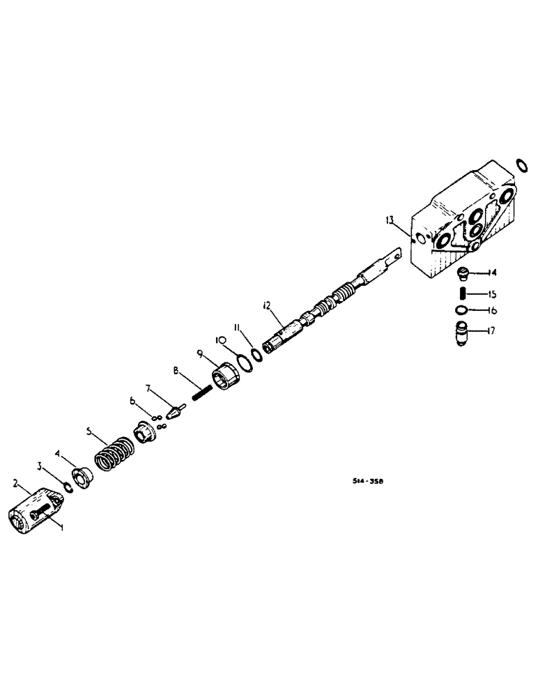 Схема запчастей Case IH 2400 - (10-49) - DOUBLE ACTING AUXILIARY HYDRAULIC VALVE, 3116056R93 (07) - HYDRAULICS