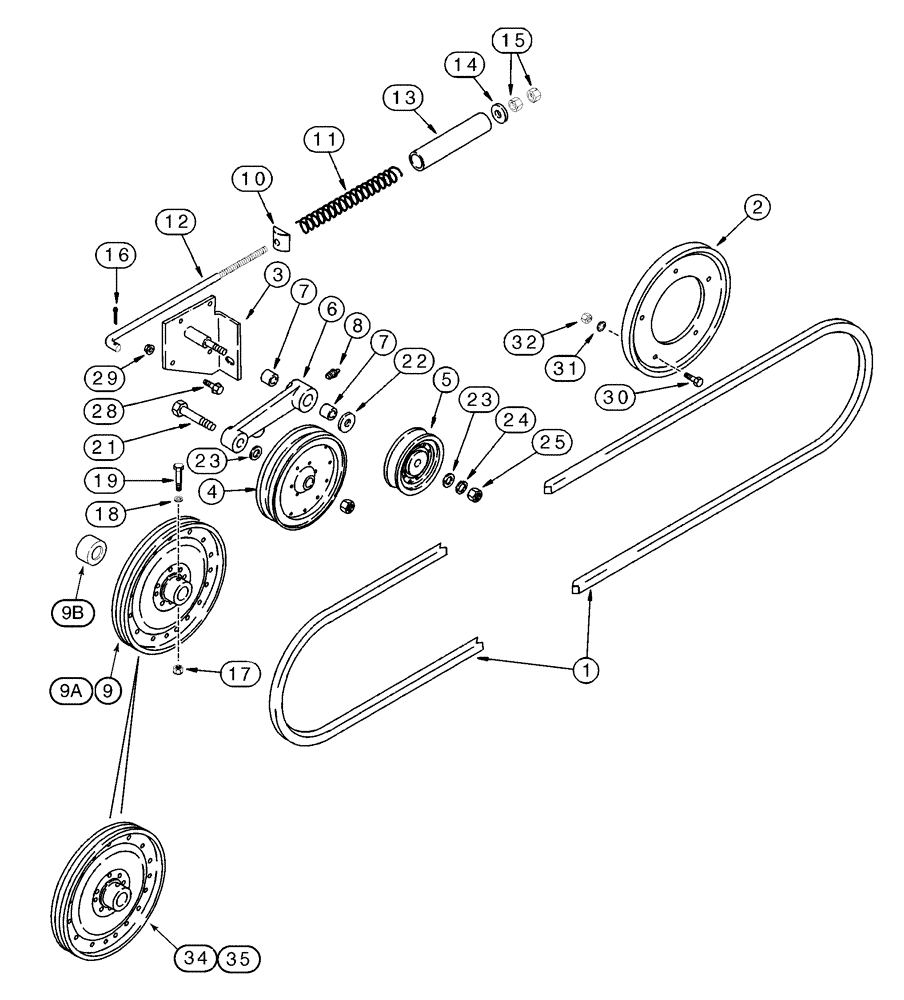 Схема запчастей Case IH 2388 - (09F-02) - STRAW SPREADER - DRIVE (19) - STRAW SPREADER & CHOPPER