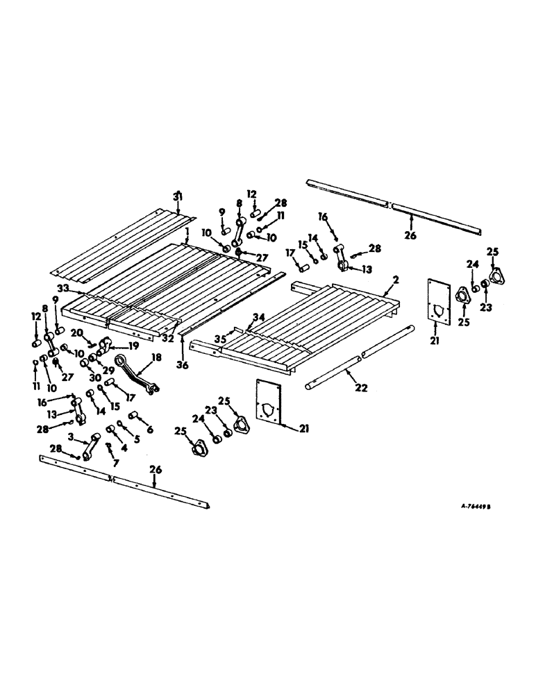 Схема запчастей Case IH 915 - (R-52) - SEPARATOR, STRAW RACK RETURN PAN Separation