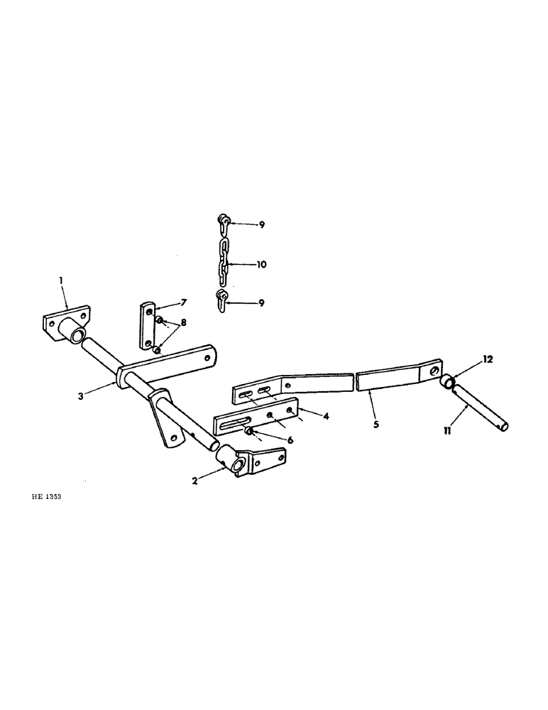 Схема запчастей Case IH 230 - (17-03) - MOUNTED EQUIPMENT, CONDITIONER LIFT MECHANISM Mounted Equipment