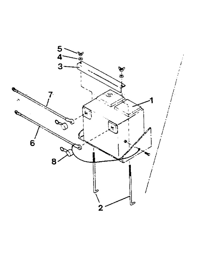 Схема запчастей Case IH AS1502 - (58) - BATTERY ASSEMBLY (55) - ELECTRICAL SYSTEMS