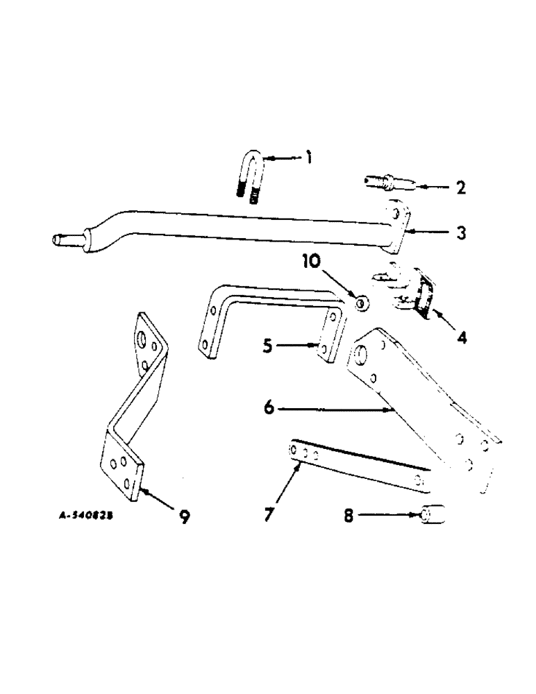 Схема запчастей Case IH 209 - (M-03[A]) - COUPLING BEAM, FOR THREE POINT HITCH 