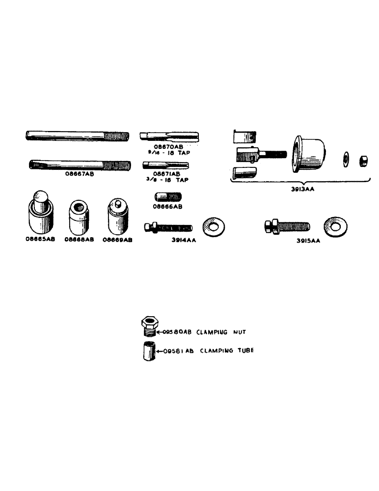 Схема запчастей Case IH DC-SERIES - (183) - SPECIAL TOOLS FOR SERVICING HYDRAULIC CONTROL UNIT (88) - ACCESSORIES