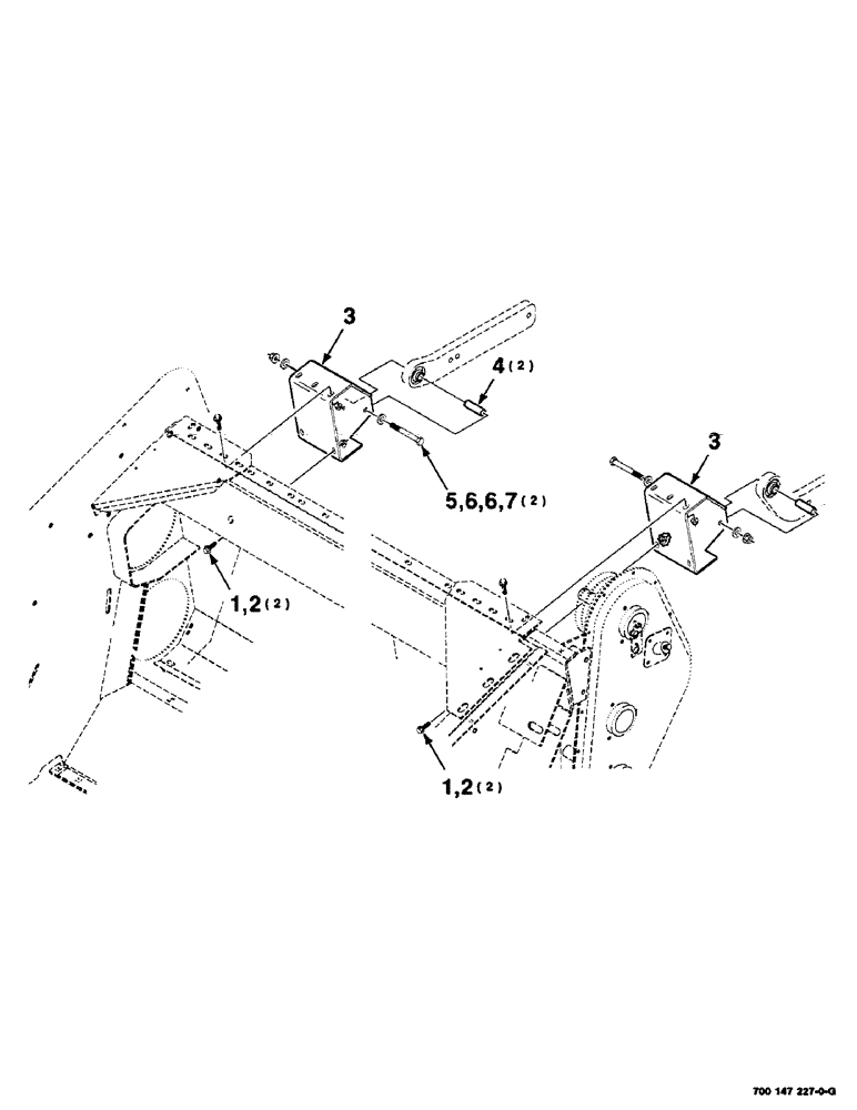 Схема запчастей Case IH SC412 - (7-46) - MOUNTING ASSEMBLY (09) - CHASSIS