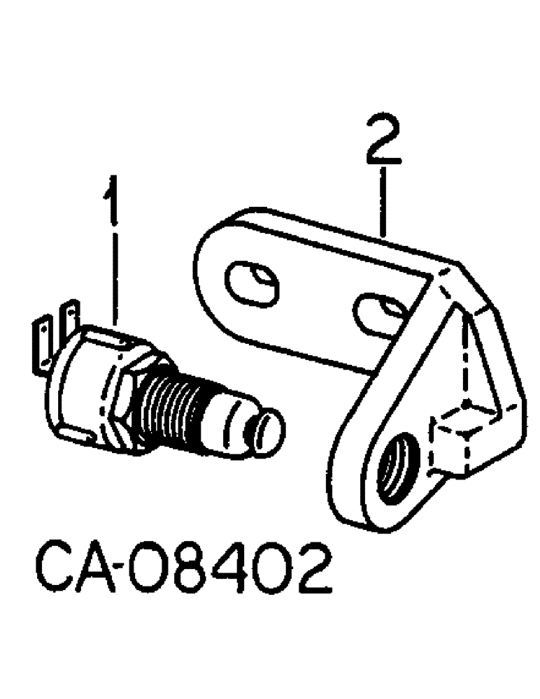 Схема запчастей Case IH 884 - (08-05B) - NEUTRAL SAFETY SWITCH, SERIAL NO. 6643 AND ABOVE (06) - ELECTRICAL