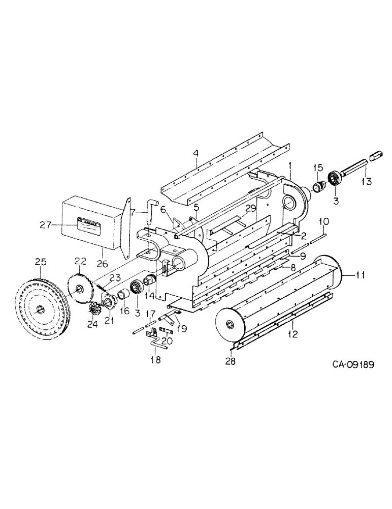 Схема запчастей Case IH 1440 - (33-07) - FEEDER, ROCK TRAP (13) - FEEDER