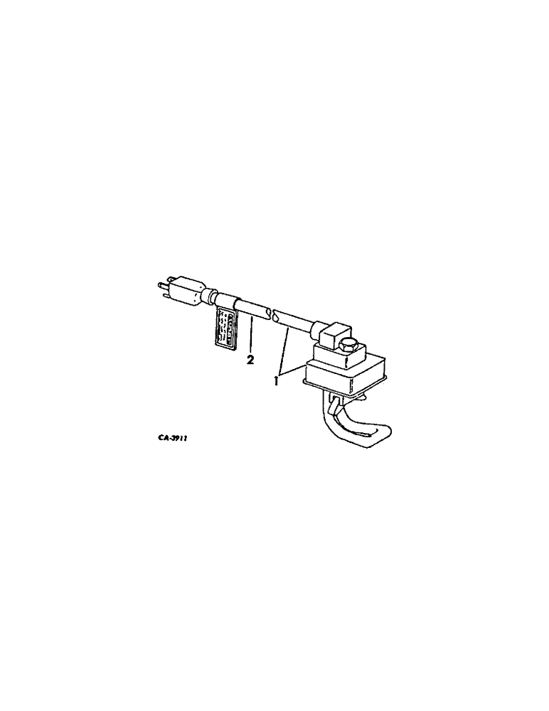 Схема запчастей Case IH 1566 - (12-12[A]) - POWER, CRANKCASE WATER HEATER Power