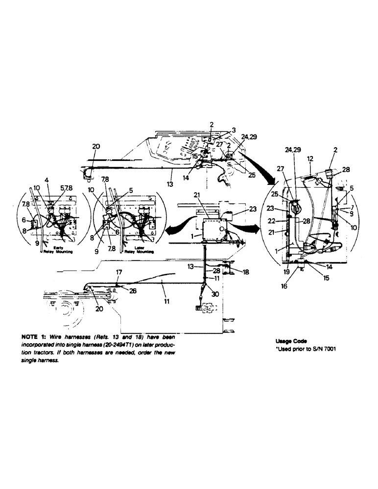 Схема запчастей Case IH 9130 - (10-29) - STEERABLE AXLE CONTROLS AND ELECTRONICS Options & Miscellaneous