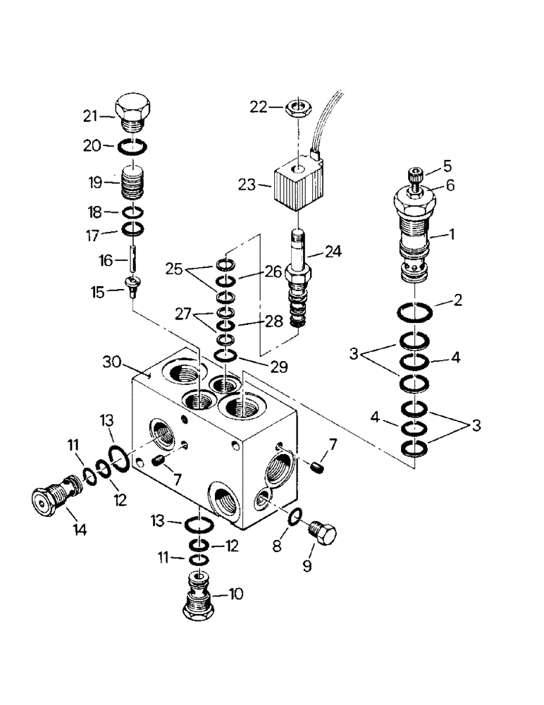 Схема запчастей Case IH ST270 - (10-50B) - SOLENOID VALVE ASSEMBLY (19) - OPTIONS