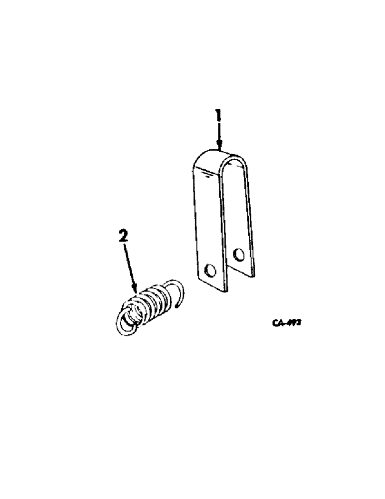 Схема запчастей Case IH 146 - (AR-10[A]) - PRESSURE SPRING 