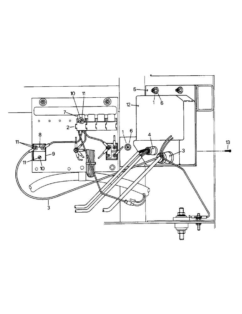 Схема запчастей Case IH 9110 - (10-06) - THREE POINT ELECTRONIC BOX AND MOUNTING Options & Miscellaneous