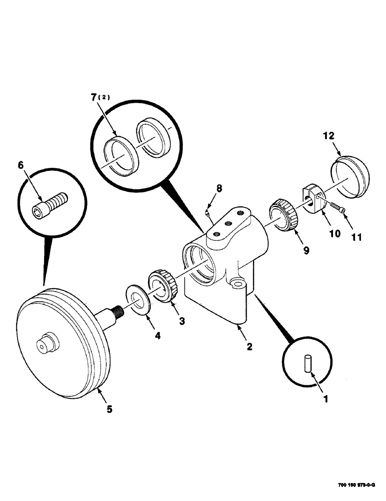 Схема запчастей Case IH SC412 - (2-12) - CRANK ASSEMBLY (09) - CHASSIS