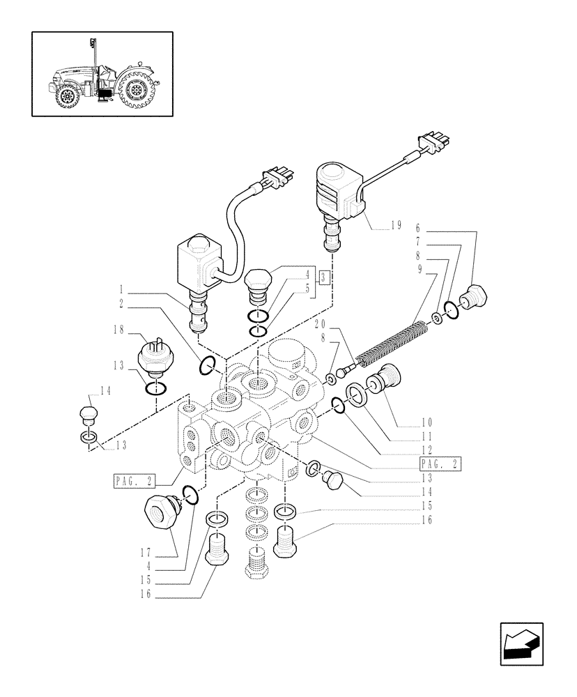 Схема запчастей Case IH JX1075N - (1.33.2[01]) - IDLER CONTROLS (04) - FRONT AXLE & STEERING