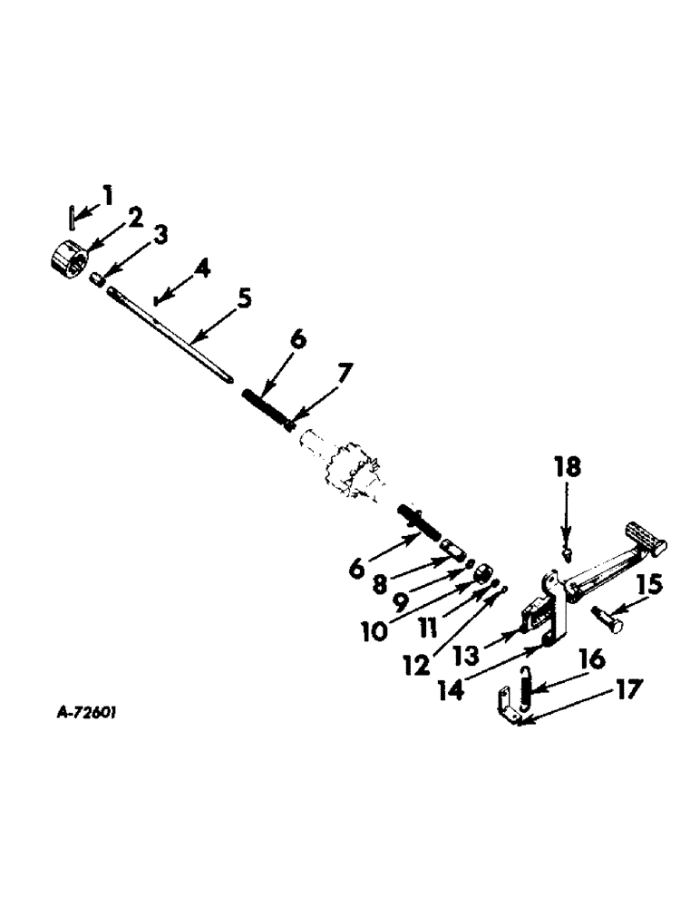 Схема запчастей Case IH B414 - (091) - REAR FRAME AND DRIVING MECHANISMS, DIFFERENTIAL LOCK Rear Frame & Driving Mechanisms