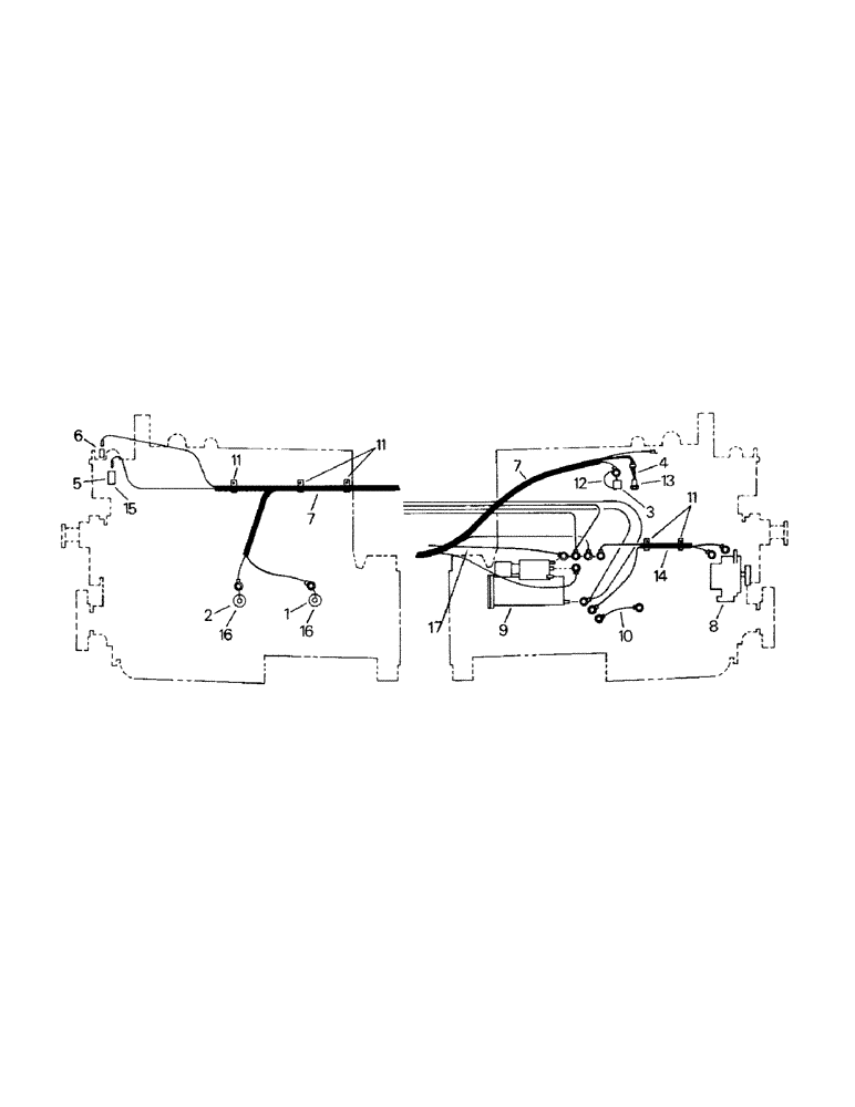 Схема запчастей Case IH KM-360 - (02-01) - ENGINE ELECTRICAL, CAT 3306 ENGINE, EARLY STYLE, BEFORE 1-13-84 (06) - ELECTRICAL