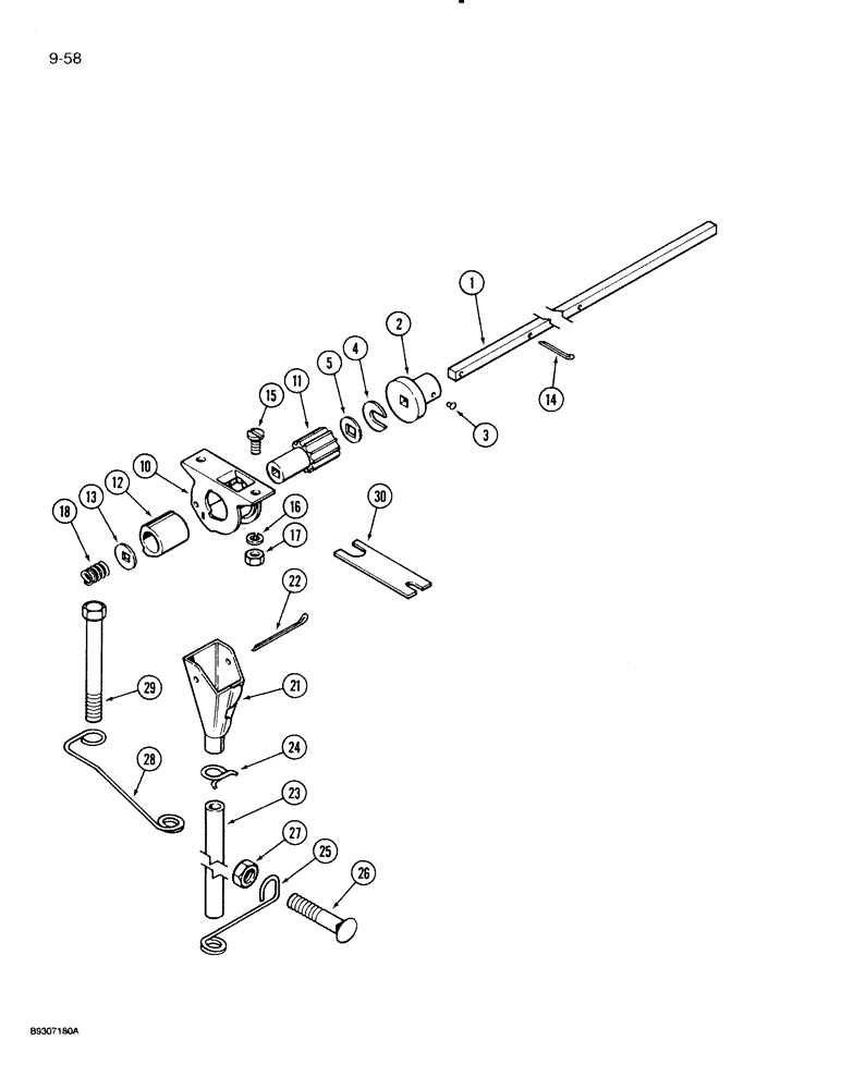 Схема запчастей Case IH 5400 - (9-088) - GRASS SEED ATTACHMENT, GRASS FEED (09) - CHASSIS